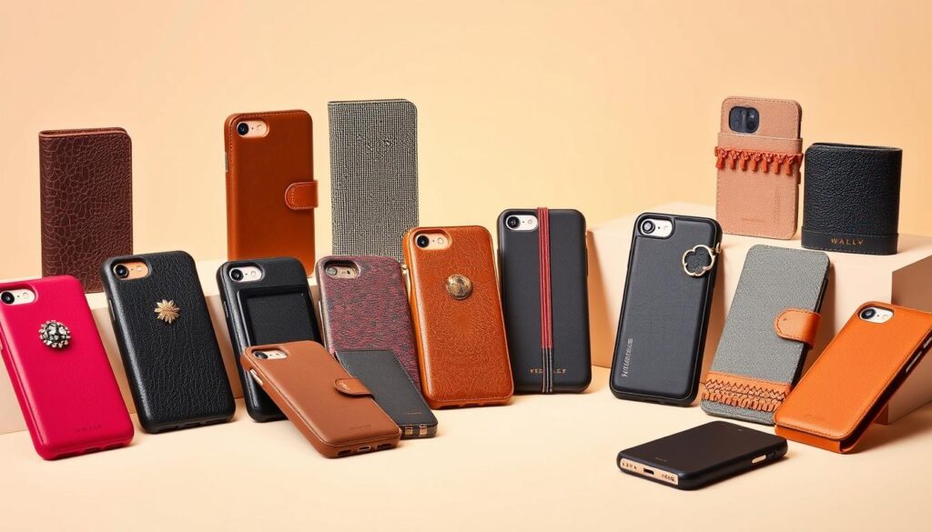 Wally phone case types