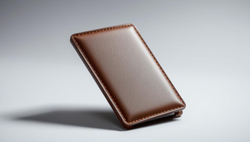 sustainable leather wallet case