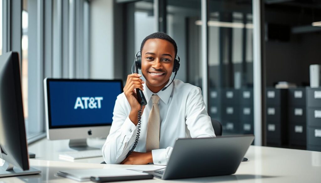 AT&T number change process