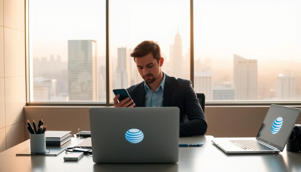 AT&T phone number change process