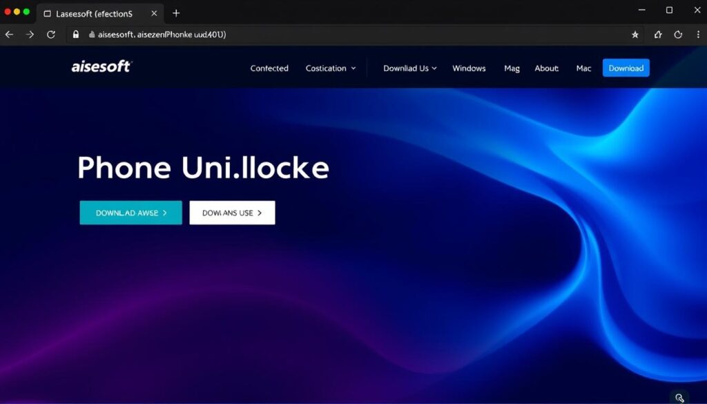 Aiseesoft iPhone Unlocker download page