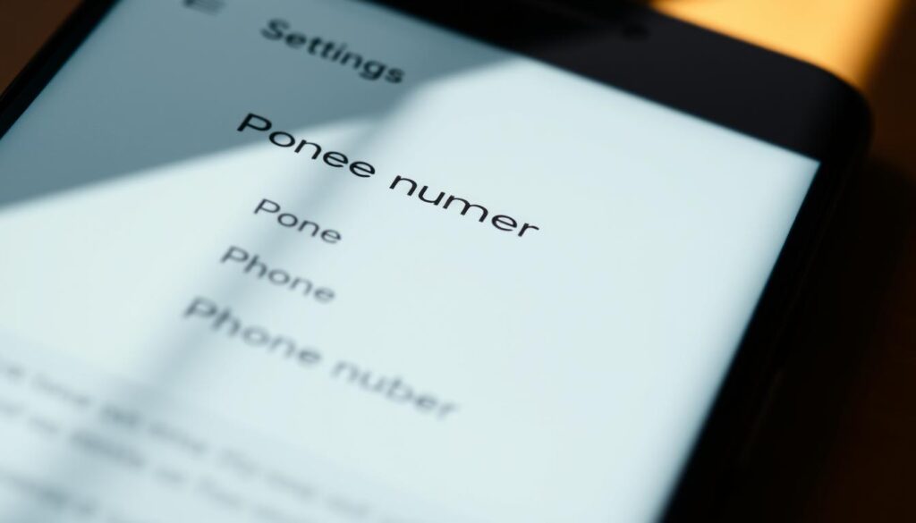 Android Google account update phone number
