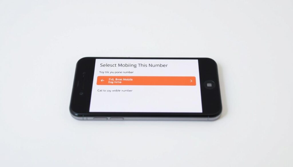 Boost Mobile number selection options