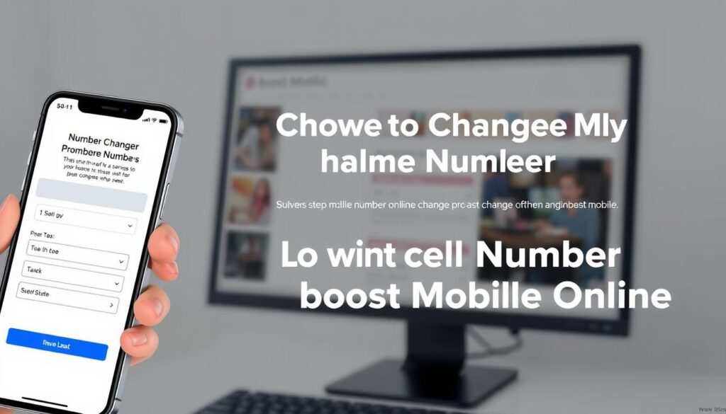 Boost Mobile online number change