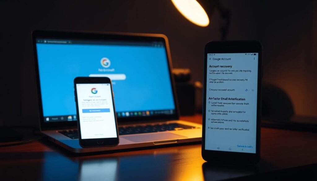 Google account recovery methods