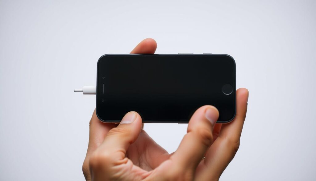 Preparing iPhone for Cleaning