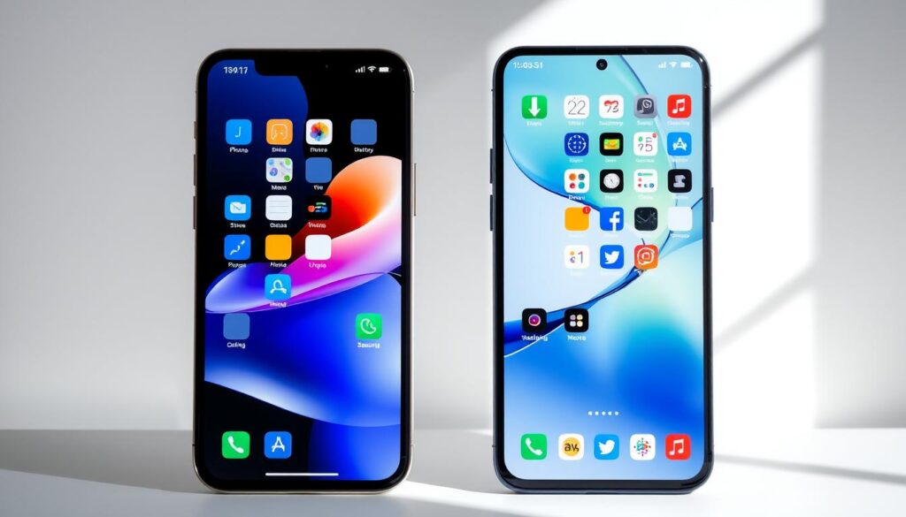 Smartphone User Interface Comparison
