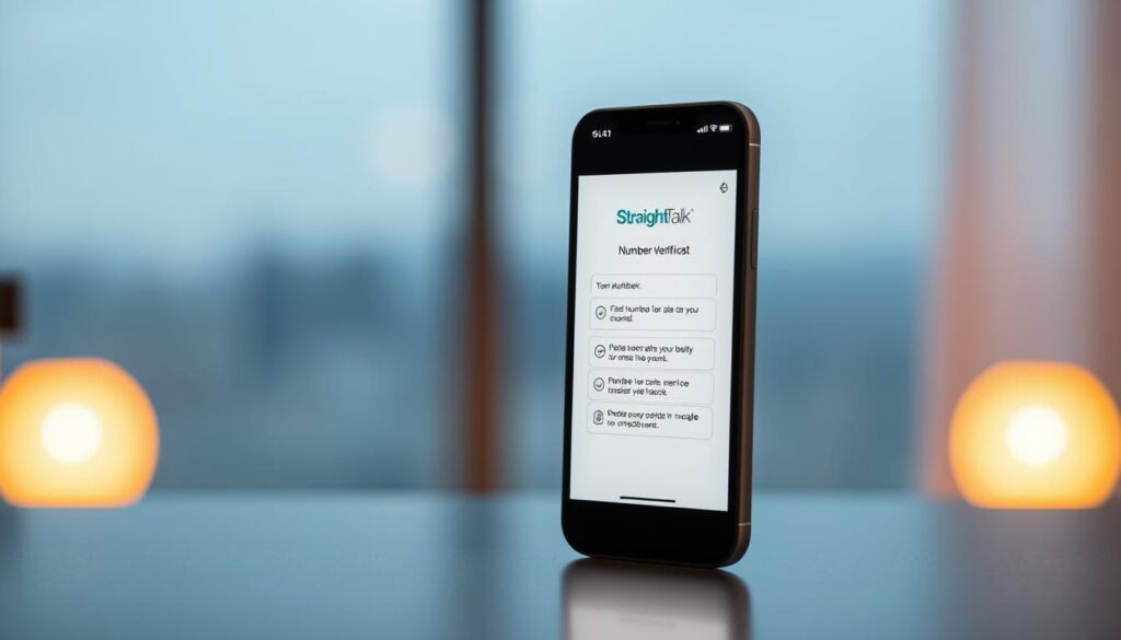 Straight Talk new number verification process