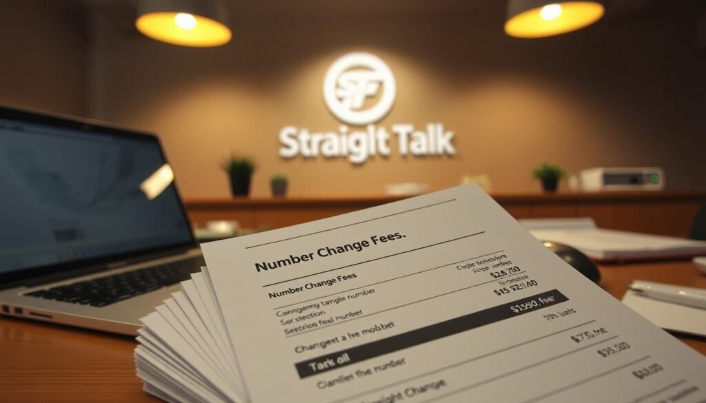 Straight Talk number change fees