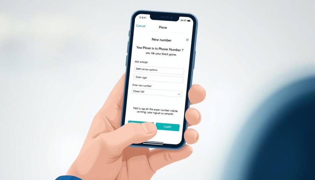 carrier phone number change process