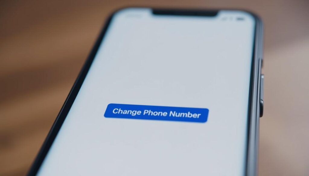 change Facebook phone number mobile app