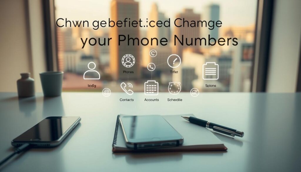 change phone number considerations