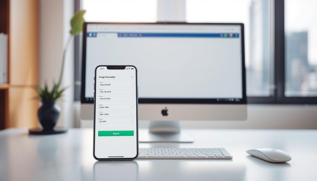 change phone number online