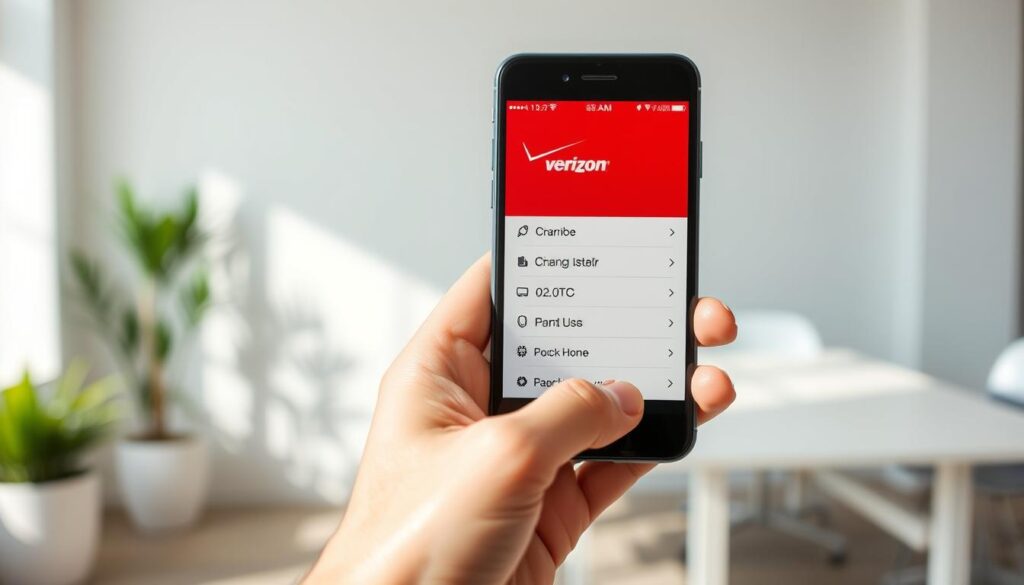 changing iPhone number through Verizon