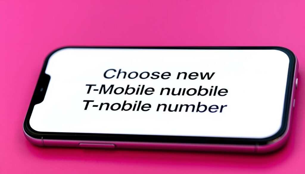 choose new T-Mobile number