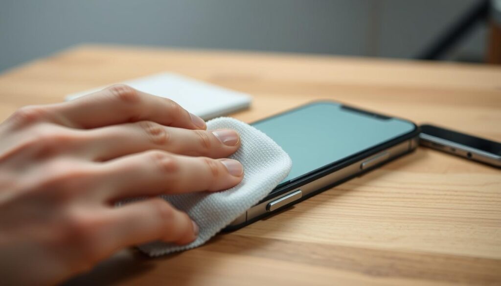 cleaning iPhone speaker