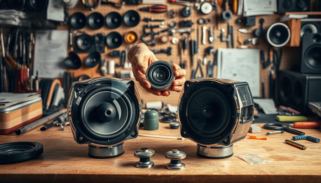 clear speaker maintenance
