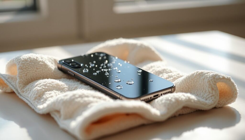 drying wet iphone