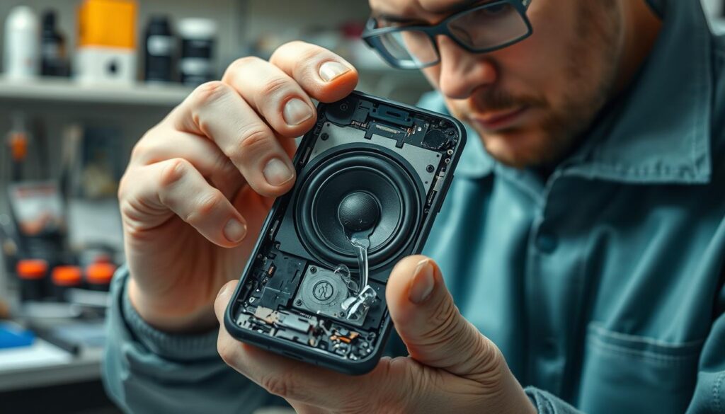 fix iPhone speaker water damage