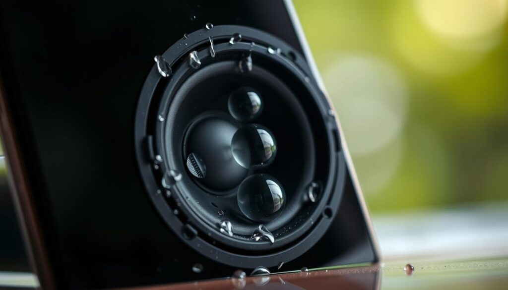 fix water in phone speaker