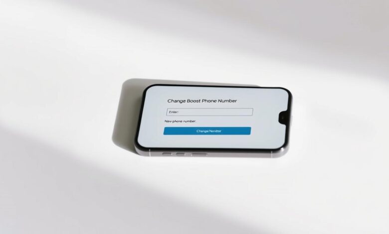 how can i change my boost phone number