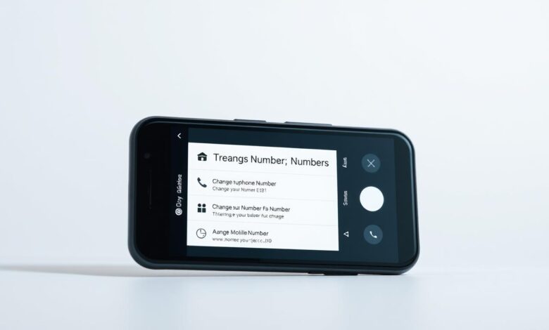 how can i change my cell phone number