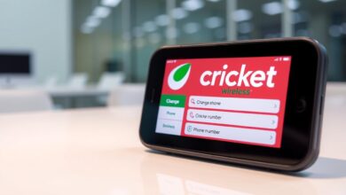 how can i change my cricket phone number