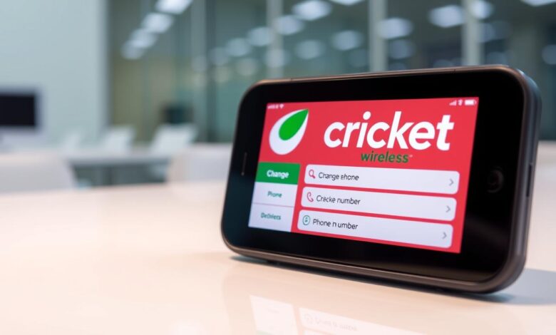how can i change my cricket phone number