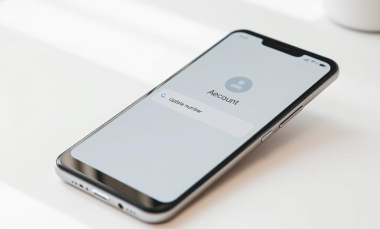 how can i change my google account phone number