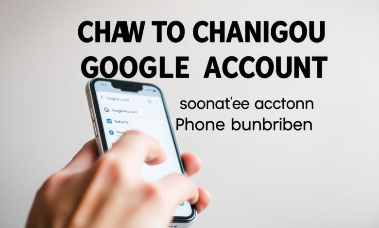 how can i change my phone number in google account