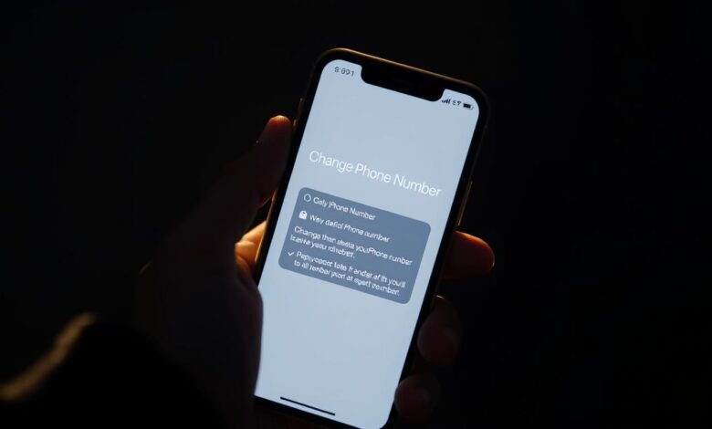 how can i change my phone number with at&t