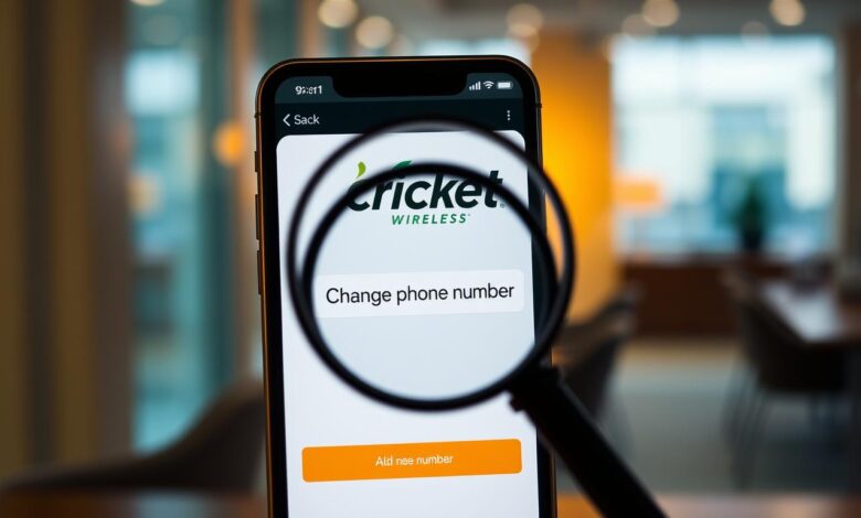 how can i change my phone number with cricket