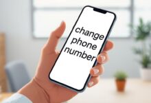 how do i change my phone number