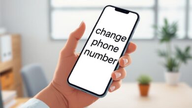 how do i change my phone number