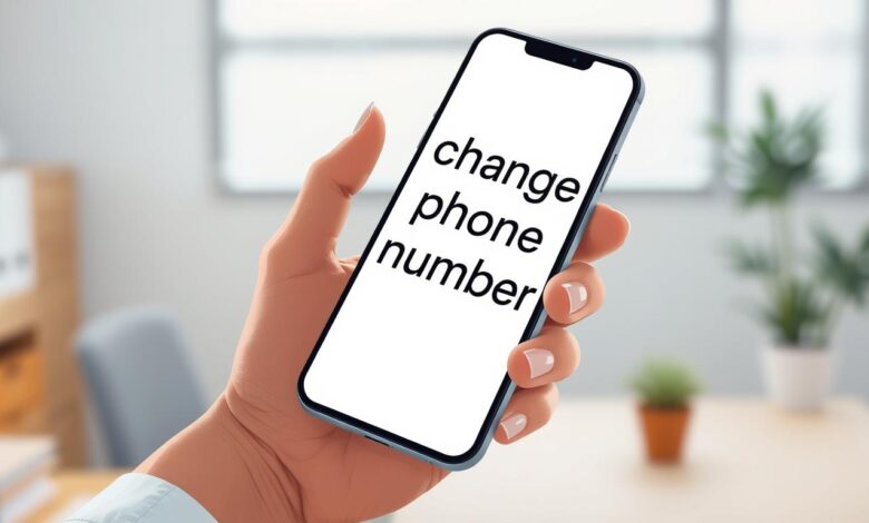 how do i change my phone number