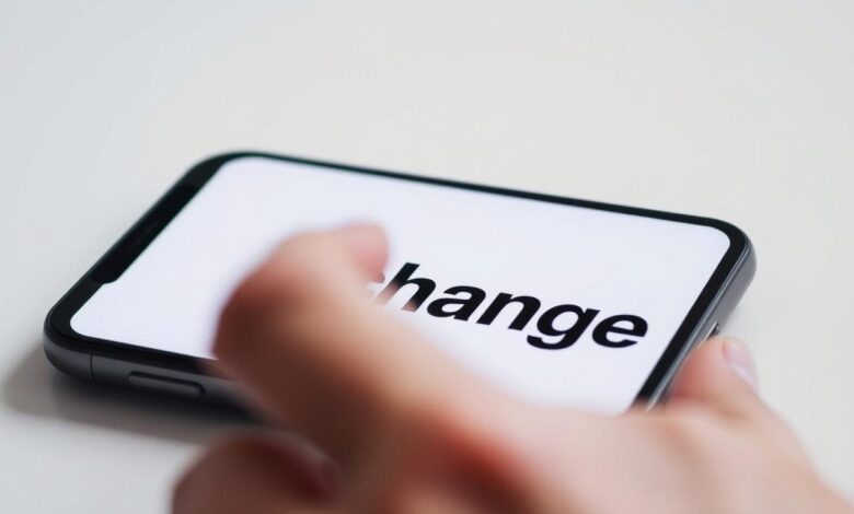 how to change my cell phone number