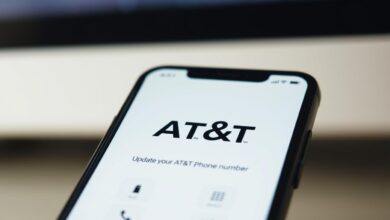 how to change my cell phone number at&t