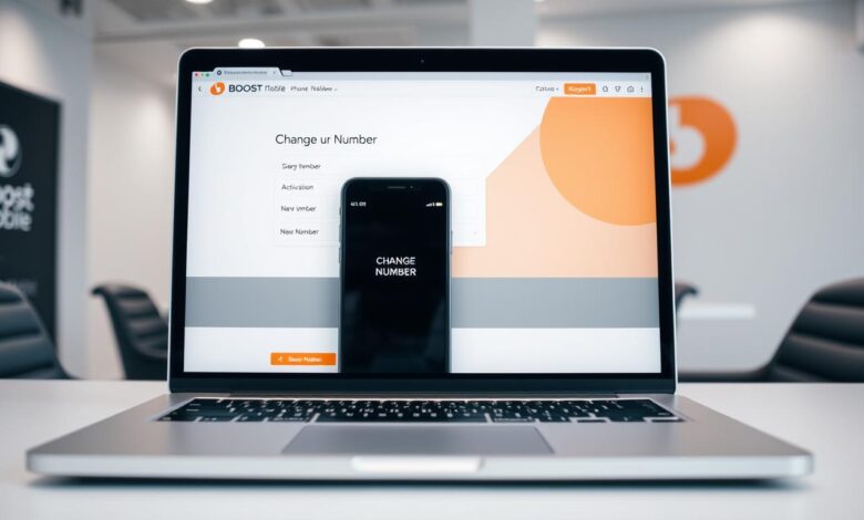 how to change my cell phone number boost mobile