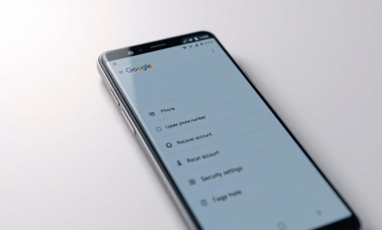 how to change my google account phone