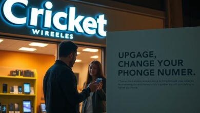 how to change my phone number cricket