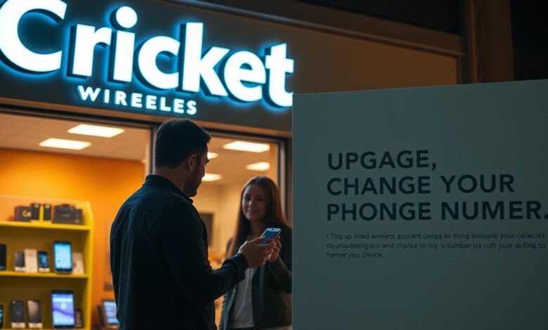 how to change my phone number cricket