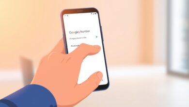 how to change my phone number in google account