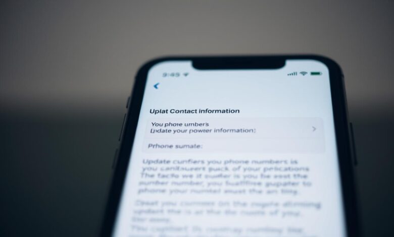 how to change my phone number on facebook