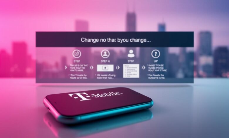 how to change my phone number t mobile