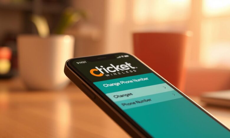 how to change my phone number with cricket