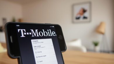 how to change my phone number with t mobile