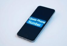 how to change phone number