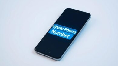 how to change phone number