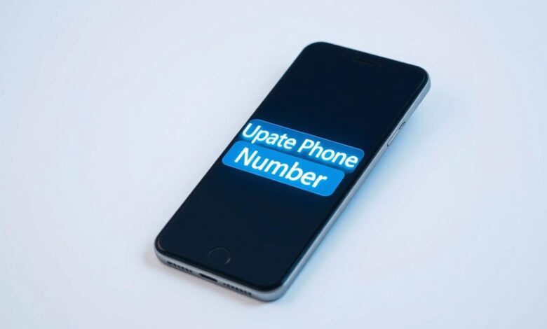 how to change phone number