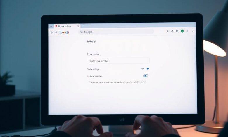 how to change the phone number on my google account